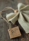 Jute Engel oppheng, offwhite thumbnail