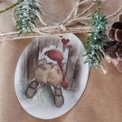 Gammelnissen merkelapper, 8 stk m/jutetråd thumbnail