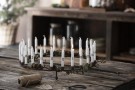 Lysestake til 24 små lys i rust thumbnail