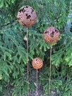 RUST Lønn ball på pinne 13 cm thumbnail