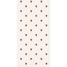 Servietter med røde hjerter, avlange thumbnail