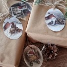 Gammelnissen merkelapper, 8 stk m/jutetråd thumbnail