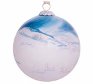 Fjellet kaller, håndmalt glasskule Bortover thumbnail