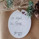 Gammelnissen merkelapper, 8 stk m/jutetråd thumbnail