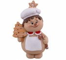 Pepperkakefigur med juletre, stor thumbnail