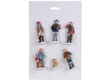 Julefigurer 6-pk, motiv 1