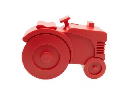 Matboks, rød traktor