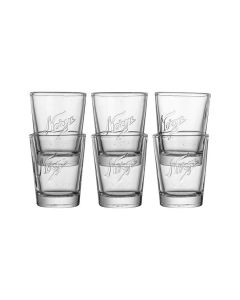 Norge shotglass 6-pk