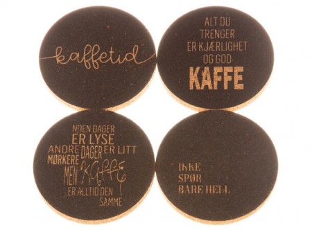 Glassbrikker, Kaffekos 4-pk