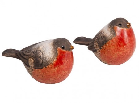 Dompap minifigur, keramikk