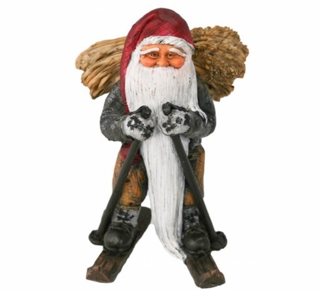Gammelnissen, nisse på ski