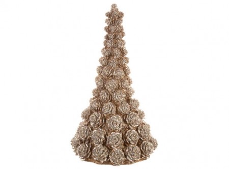 Juletre kongler sølv 32 cm