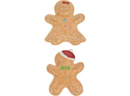 Tallerken pepperkakemann