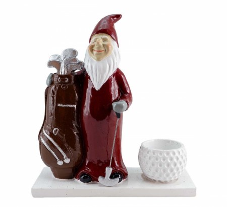Golfer, nisse med telys