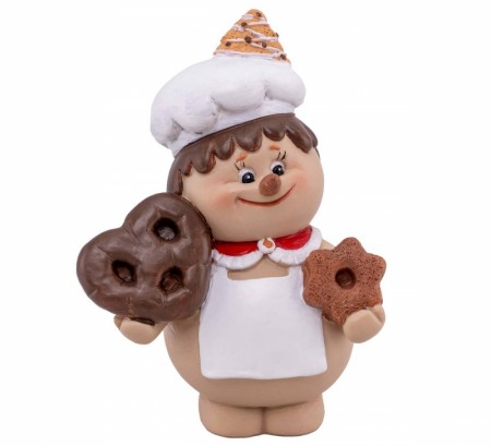 Pepperkakefigur med kringle, stor