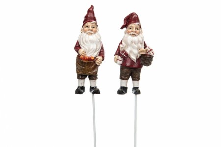 Nisse på pinne med epler