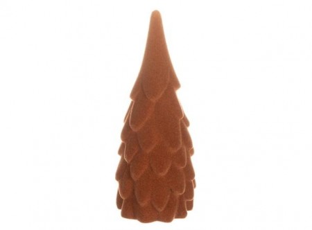 Juletre velur brun