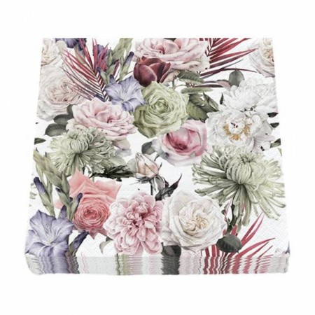 Servietter, vakre blomster