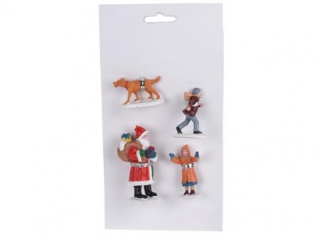 Julefigurer 4-pk, motiv 1