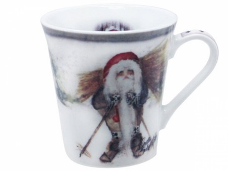 Gammelnissen kopp nr 10, nisse på ski