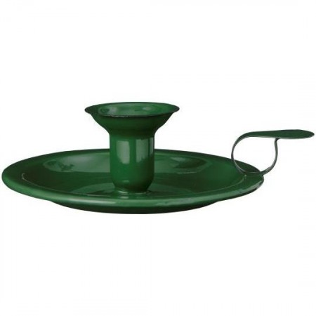 Kammerstake emalje, grønn