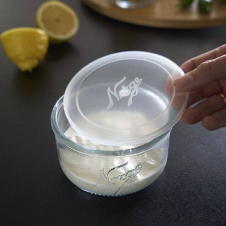 Norgesglass med plastlokk - 730 ml