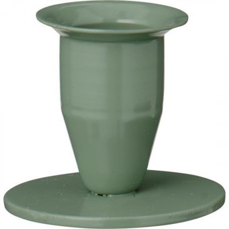 Grønn lysestake Hygge i metall, til bedelys