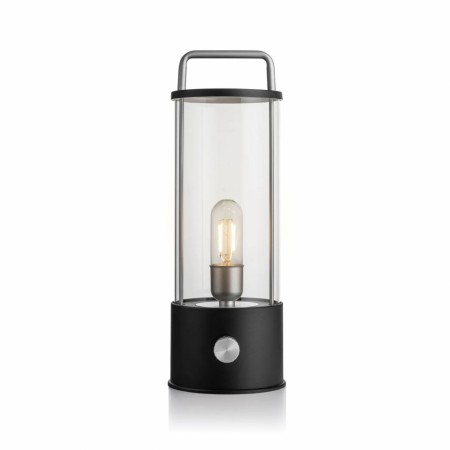 Norgesglasset LED-lykt 31 cm sort, oppladbar
