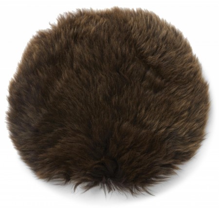 Sitteunderlag saueskinn, natural brown